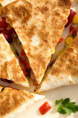 Sebzeli Quesadilla