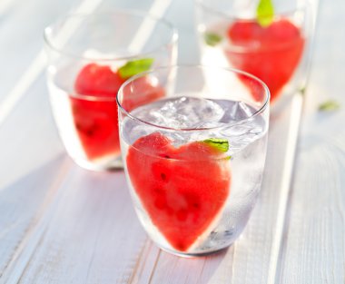 Karpuz ve nane aromalı su yenileniyor