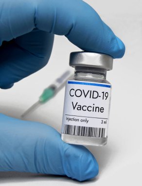 Pfizer laboratuvarında COVID-19 aşısı