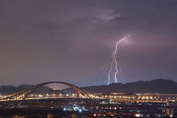 Draw bridge and lighting