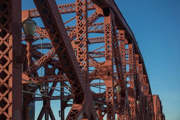 Broadway bridge in Portland downtown