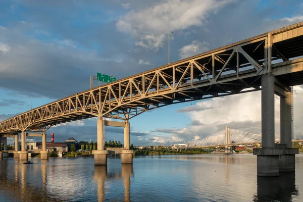 Ross island bridge in Portland