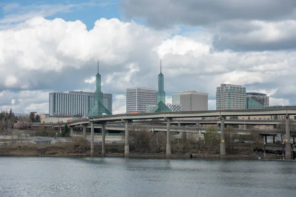 Cityscape of Portland downtown