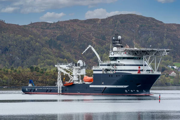 Ulsteinvik Norwegen 2020 Mai Mehrzweck Offshore Schiff Mit Großem Offshore — Stockfoto