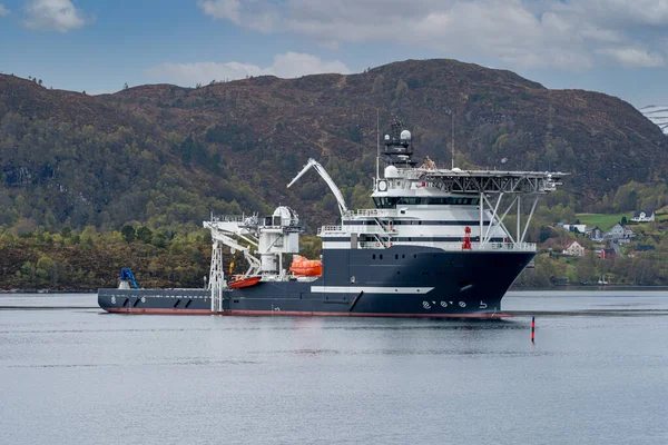 Ulsteinvik Norwegen 2020 Mai Mehrzweck Offshore Schiff Mit Großem Offshore — Stockfoto