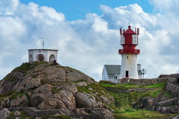 Lindesnes Norway September Lindesnes Fyr Lighthouse Beautiful Nature Norway Natural — Stock Photo, Image