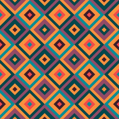 Meksika rhomb süslemesi kusursuz desen. Güney Amerika kültürü