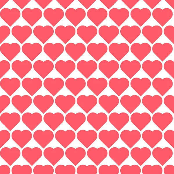 Sevgililer Günü Nde Pembe Kalpler Kusursuz Vektör Deseni Koleksiyonun Bir Telifsiz Stok Vektörler