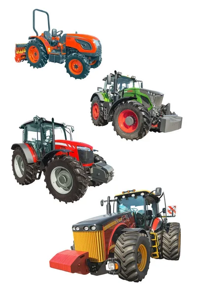 Máquinas Agrícolas Modernas Para Uso Várias Áreas Produção Moderna Isolado — Fotografia de Stock