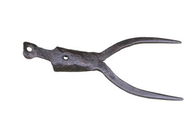 Vintage metal maşa