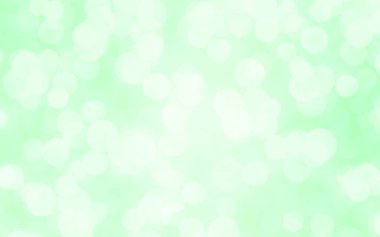 Yeşil, beyaz, odak noktası bulanık arka plan. Grafik tasarımı poster pankartı ve arkaplan ile kavram ekolojisi için soyut bokeh yumuşak ışık gradyanı.