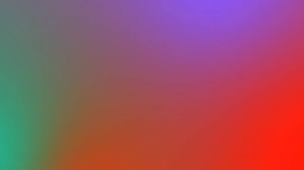 Abstracte Gradiënt Groen Oranje Paars Zachte Kleurrijke Achtergrond Modern Horizontaal — Stockfoto