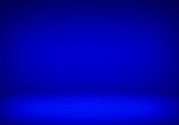 Pusty Niebieski Ciemny Pokój Studio Gradientowe Tło Concept Dla Projektu — Zdjęcie stockowe