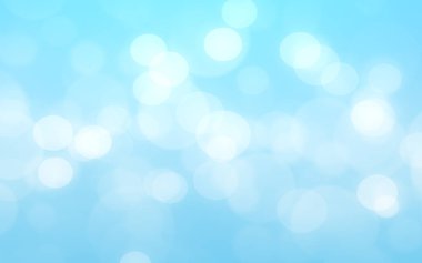 Bokeh mavi gökyüzü ışığı soyut arkaplan.