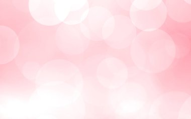 Sevgililer Günü konsepti için arka planda Bokeh ışıkları olan lüks pembe bulanık arka plan.
