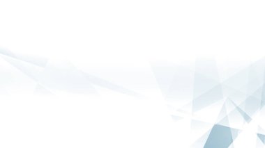 Soyut mavi beyaz ve gri çokgen üçgen gradyan arkaplan. 3d resimleme.