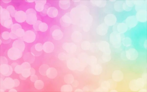 Colorful Abstract Background Pastel Bokeh Lights Background Wallpaper — Stock Photo, Image