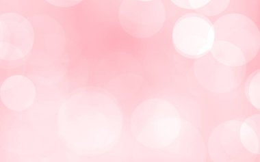 Sevgililer Günü konsepti için arka planda Bokeh ışıkları olan lüks pembe bulanık arka plan.