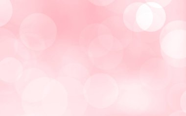 Sevgililer Günü konsepti için arka planda Bokeh ışıkları olan lüks pembe bulanık arka plan.
