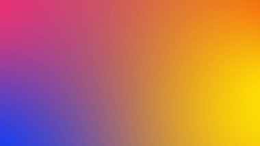 Soyut eğimli kırmızı sarı ve mavi yumuşak renkli arkaplan. Mobil uygulama için modern yatay tasarım.