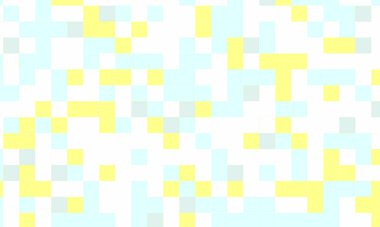 Soyut kare piksel mozaik renkli arka plan geometrik renksiz desen pastel renklerde. 8 bit