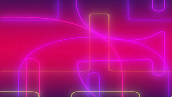 Abstract dark pink purple neon light gradient background.3d render illustration.