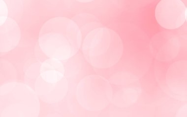 Sevgililer Günü konsepti için arka planda Bokeh ışıkları olan lüks pembe bulanık arka plan.