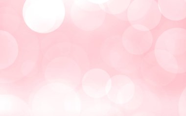 Sevgililer Günü konsepti için arka planda Bokeh ışıkları olan lüks pembe bulanık arka plan.