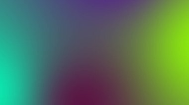 Soyut yeşil mavi ve mor yumuşak renkli arkaplan. Mobil uygulama için modern yatay tasarım.