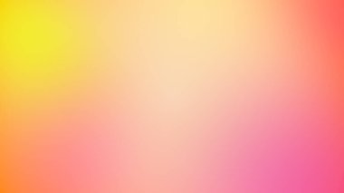 Soyut eğimli kırmızı turuncu ve pembe yumuşak renkli arka plan. Mobil uygulama için modern yatay tasarım.