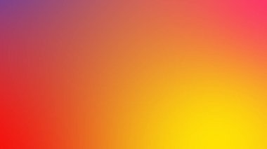 Soyut eğimli kırmızı sarı ve mavi yumuşak renkli arkaplan. Mobil uygulama için modern yatay tasarım.