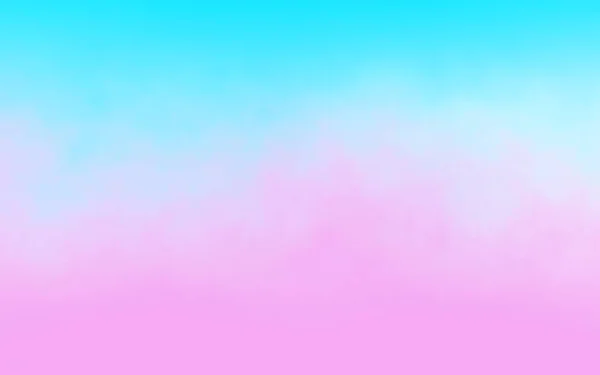 パステルカラフルなグラデーションの青とピンクの柔らかい雲の背景 — ストック写真