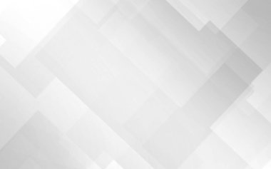 Soyut beyaz ve gri çokgen kare gradyan arkaplan. Konsept tasarım teknolojisi ve modern alanla. 3d resimleme.
