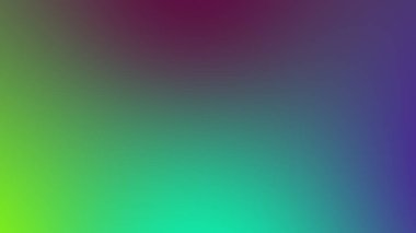 Soyut yeşil mavi ve mor yumuşak renkli arkaplan. Mobil uygulama için modern yatay tasarım.