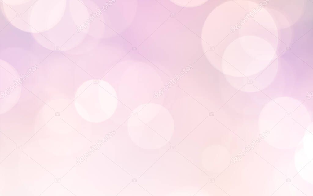 Luxury pink blur abstract background with bokeh lights for backgrounds concept of valentine day.