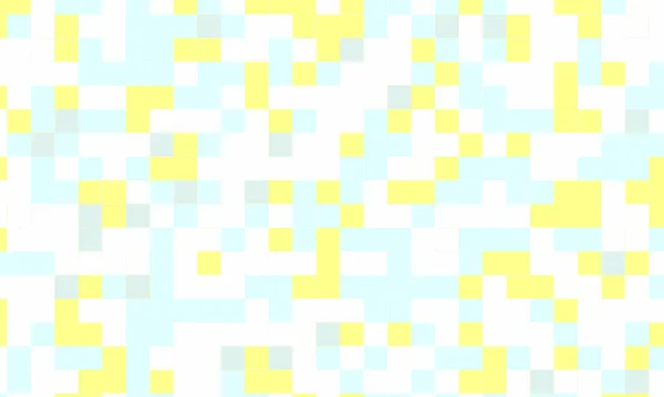 Abstract Vierkant Pixel Mozaïek Kleurrijke Achtergrond Geometrisch Naadloos Patroon Pastelkleuren — Stockfoto