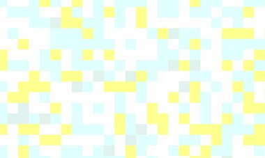 Soyut kare piksel mozaik renkli arka plan geometrik renksiz desen pastel renklerde. 8 bit