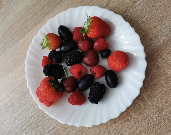 Summer Berries Brain Health — Stock Photo, Image