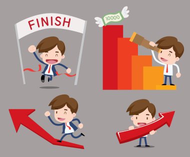 İşadamı serisi - büyüme