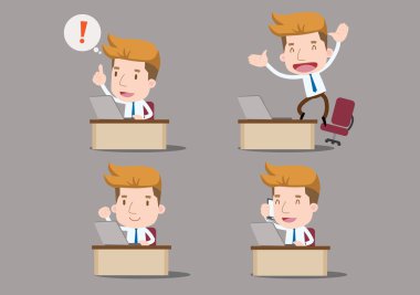 İşadamı serisi - ofis ve Resepsiyon
