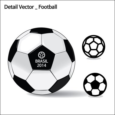 Ayrıntı vektör - futbol