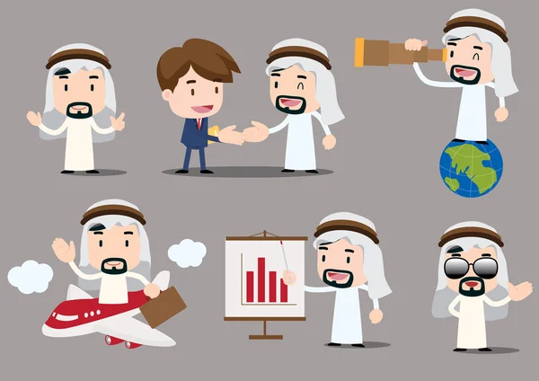 Businessman series - arab Royalty Free Stock Illustrations