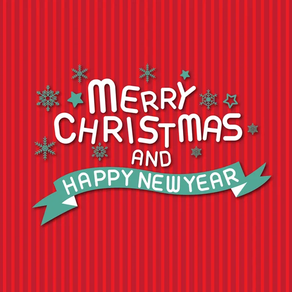 Merry christmas , vector lettering Stock Illustration