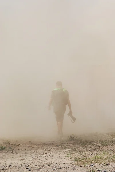 Toz çalışkan fotoğrafçı