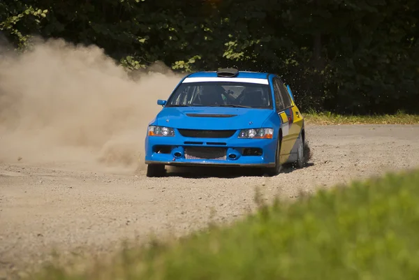 Rally car in action — Stock Photo, Image