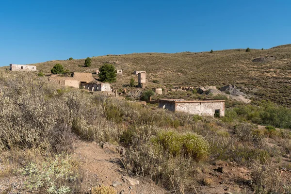 Ancien Complexe Minier Dans Sud Espagne Construction Est Faite Briques — Photo