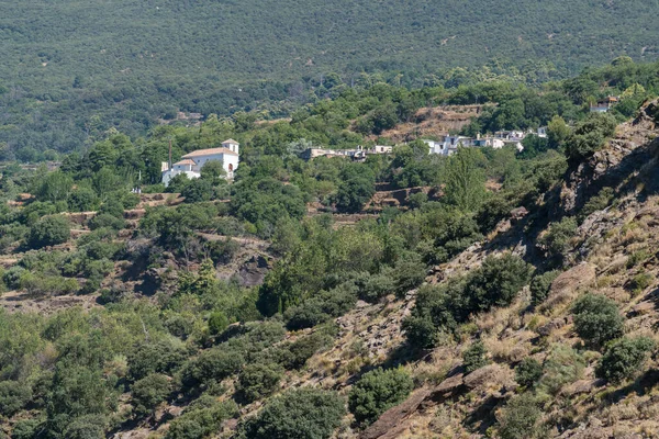 Cidade Lado Uma Montanha Sul Sierra Nevada Uma Área Escapada — Fotografia de Stock