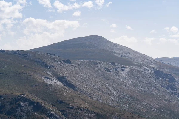 Ορεινό Τοπίο Της Σιέρα Νεβάδα Στη Νότια Ισπανία Υπάρχουν Σχηματισμοί — Φωτογραφία Αρχείου