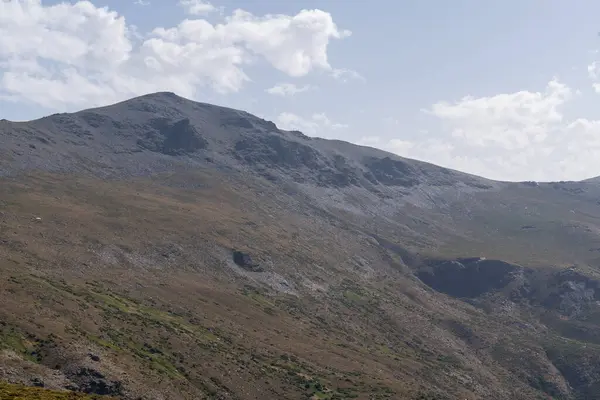 Ορεινό Τοπίο Της Σιέρα Νεβάδα Στη Νότια Ισπανία Υπάρχουν Σχηματισμοί — Φωτογραφία Αρχείου