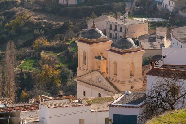 Turnuri Ale Unei Biserici Într Oraș Din Sudul Spaniei Există — Fotografie, imagine de stoc